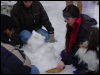 [WindGrowler SF2002 11 Nala sculpting a snow racoon]